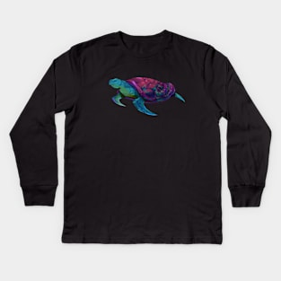 Sea Turtle Kids Long Sleeve T-Shirt